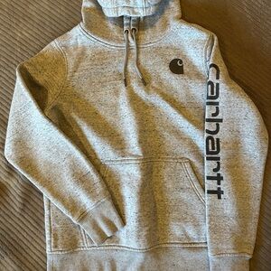 EUC Carhartt Heather Gray women’s Hoodie